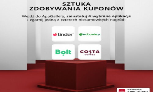 Costa Coffee, Tinder Plus, Bolt i eobuwie.pl – vouchery do zdobycia w AppGallery